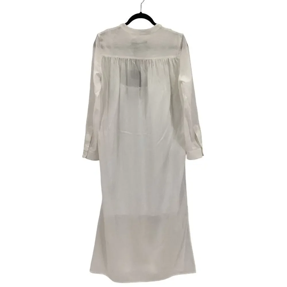 Jenni Kayne Capri Caftan Dress In Ivory Size XS Button Up - Picture 12 of 16